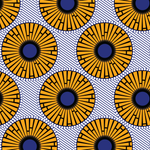 Sinzia Nap Mat - Bahari: A mesmerizing spiral pattern of circles brings the essence of the Indian Ocean to this blissful nap mat. Experience tranquility with vibrant design and effortless portability.